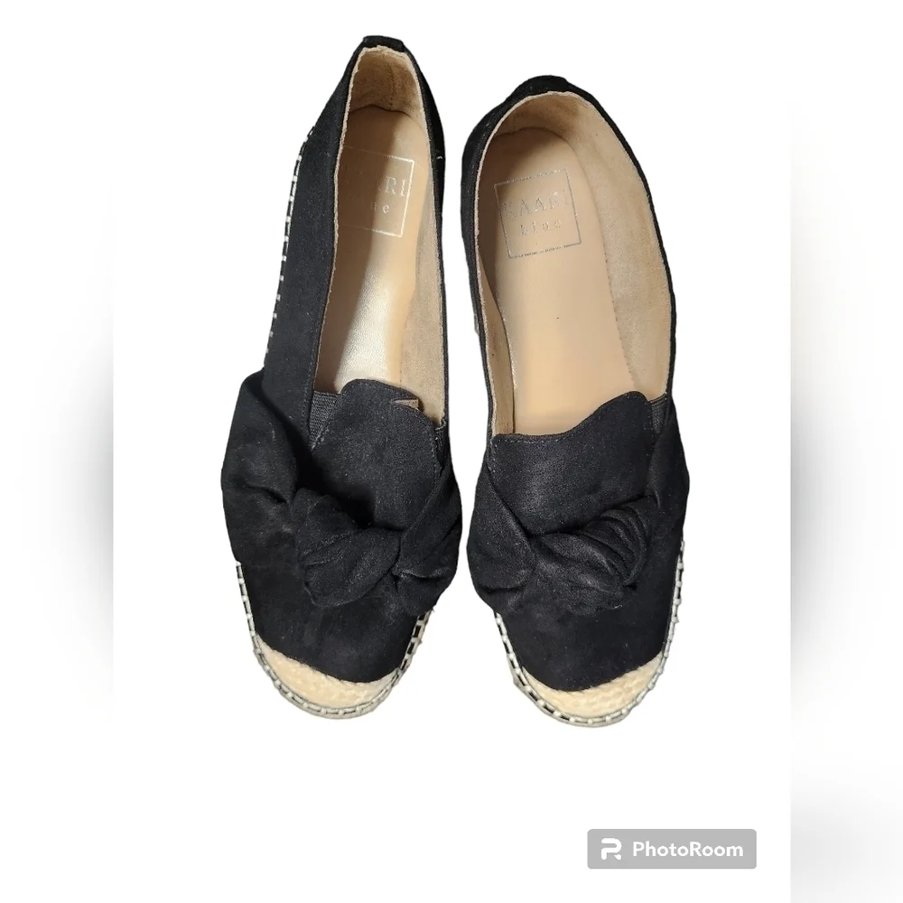Kaari Blue Black Espidrille sz. 7.5